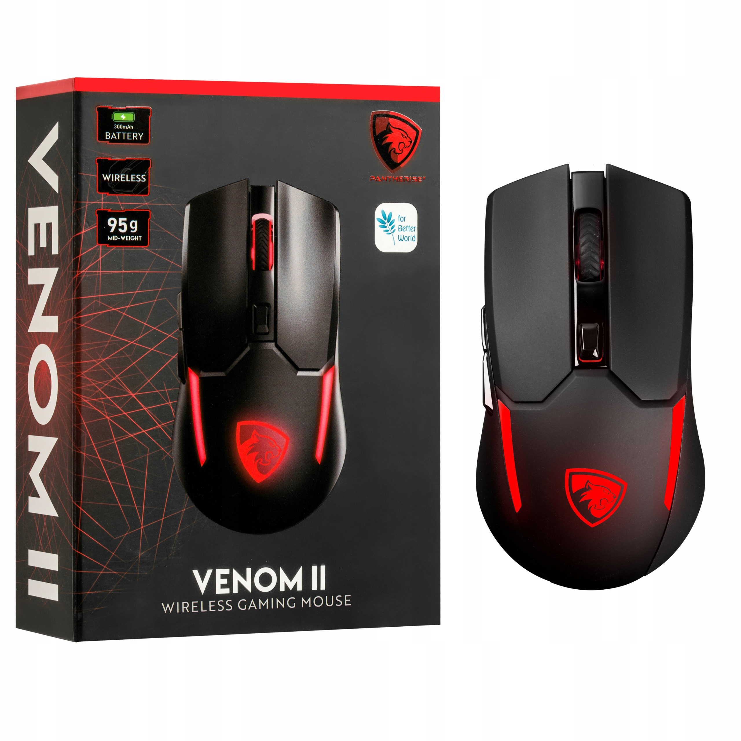 Bezdrôtová myš VENOM II s optickým senzorom